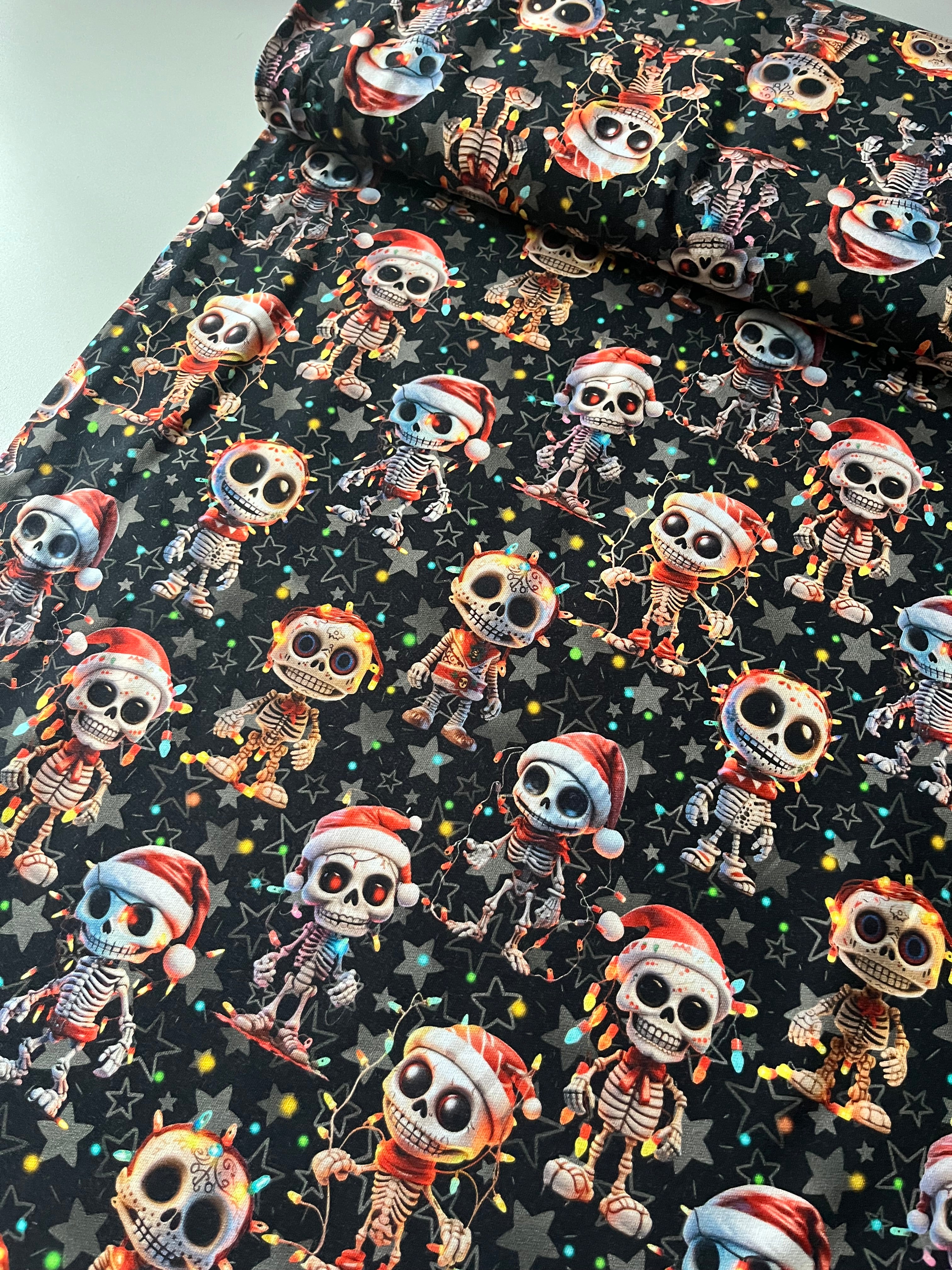Winter Skelett  French Terry Lagerware